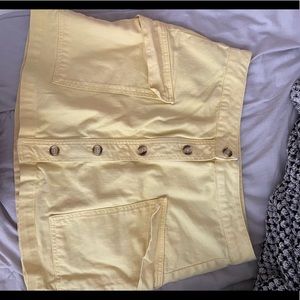 Urban Outfitters yellow skirt